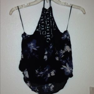 Loose halter crop top!